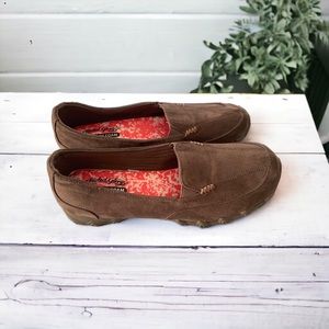 Brown loafers